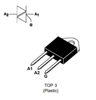 BTA41 - TO247 40A 600V Triyak - 2
