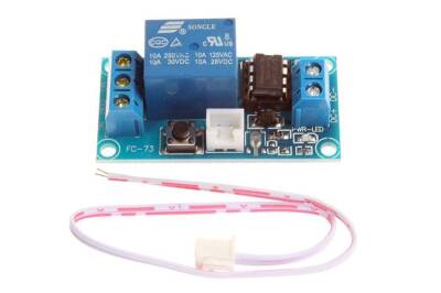 Butonlu Röle Modülü 12V 10A - 1