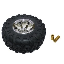 Büyük Arazi Tekerleği 125mm x 58mm - Beyaz