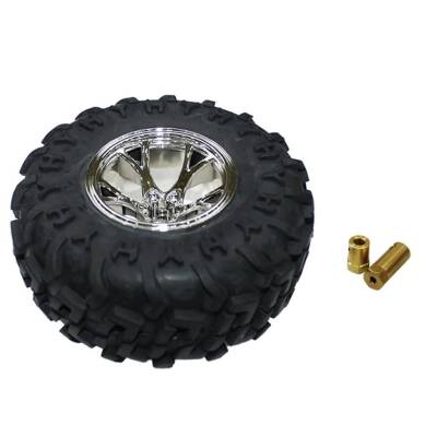Büyük Arazi Tekerleği 125mm x 58mm - Beyaz - 1