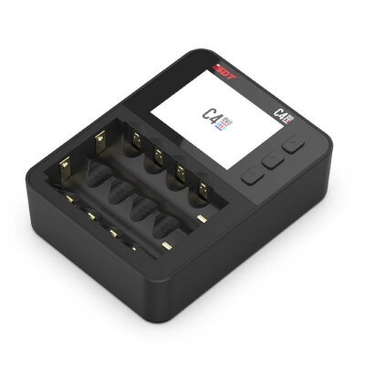 C4 EVO Smart Battery Charger with Display - AA / AAA / Li-ion Battery Compatible - 2