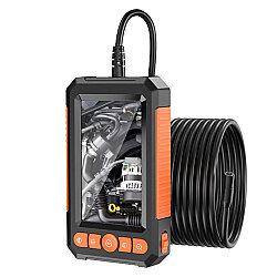C43 4.3" Ekranlı 1080P 8mm Yılan Kamera Endüstriyel Endoskop  - 10m Kablolu