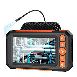 C43 4.3" Ekranlı 1080P 8mm Yılan Kamera Endüstriyel Endoskop  - 10m Kablolu - 2