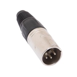 Canon / XLR 4 Pin Jack - Male