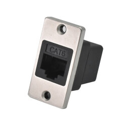 CAT6 RJ45 Female Panel Mount Connector - SCAT6-C