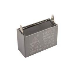 CBB61 5uF 500VAC Kutulu Kondansatör
