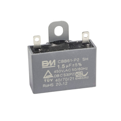 CBB61-P2 1.5uF 450V Boxed Permanent Capacitor - 1