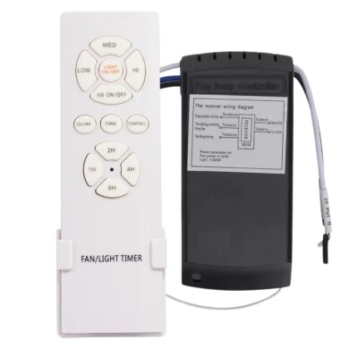 Ceiling Fan Remote Control Set with Timer - 1