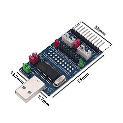 CH341A USB to SPI/I2C/IIC/UART/TTL/ISP Serial Converter Module - 4