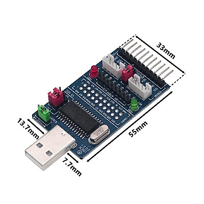 CH341A USB to SPI/I2C/IIC/UART/TTL/ISP Serial Converter Module - 4