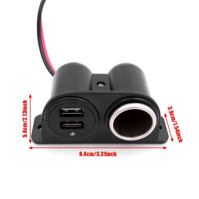 Çift USB Dişi Araç Çakmak Soketi - 3