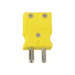 CK-05SR-Male - NiCr-Ni Thermocouple Plug Yellow