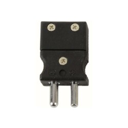 CK-05SY-Erkek - Fe-Const Termokupl Fiş Siyah