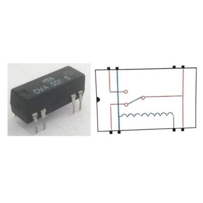 CMA 001 5 Reed Relay Single Contact C/O 5VDC 0.25A - 2