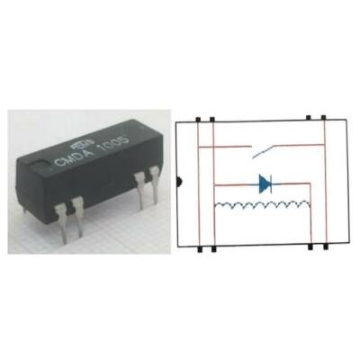 CMDA 100 5 Reed Röle Tek Kontak N/O 5VDC 0.5A - 2