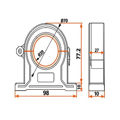 CTK-38MM 600/5A 5VA Hall Current Sensor - Current Transformer - 4