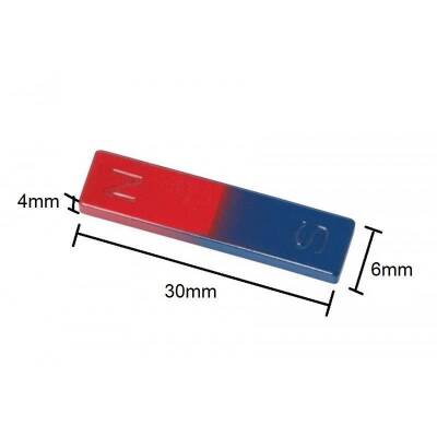 Çubuk Mıknatıs 30x6x4mm - 1