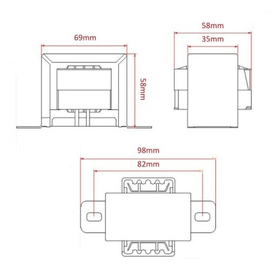 CX-6632 30W 18V AC Trafo - Transformatör - 2