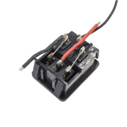 DB-14 Erkek Power Soketi Kırmızı Işıklı Anahtarlı - Kablolu - 2