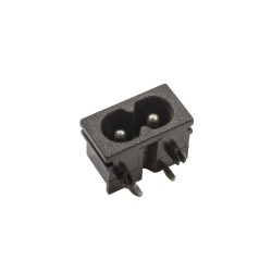 DB-8 C8 Male Power Socket 90 Degree 22x12mm