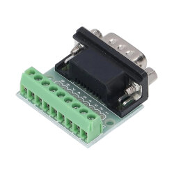 DB9 9-Pin Erkek Terminal Block Adaptörü - 2