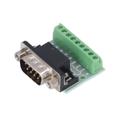 DB9 9-Pin Erkek Terminal Block Adaptörü - 1