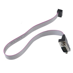 DB9 Male - 10-Pin Motherboard Connection Cable - 50cm