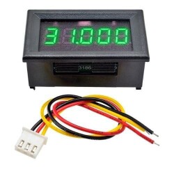 DC 0-33.000V High Precision Digital Voltmeter - Green