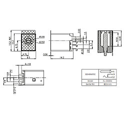 DC-012G 5.5x2.5mm DC Chassis Jack - Jack Input - 3