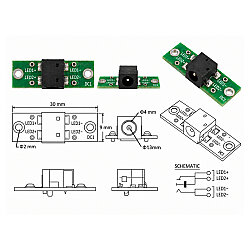 DC-033 3.5x1.3mm DC Jack Modülü - 3