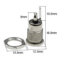 DC-099 5.5x2.5mm Metal DC Jack Şasesi - Jak Girişi - 3