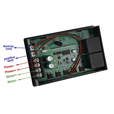 DC 10-55V 60A PWM Motor Speed ​​and Direction Control Board with Remote Control - 3