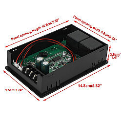 DC 10-55V 60A PWM Motor Speed ​​and Direction Control Board with Remote Control - 4