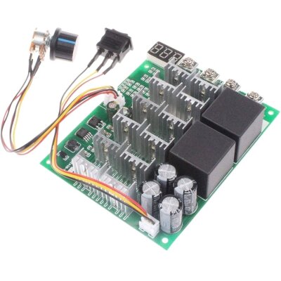 DC 10V-55V 60A 3000W PWM Motor Driver with Shield - 1