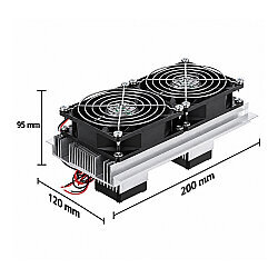 DC 12V 120W TEC1-12706 Termoelektrik Peltier Soğutma Sistemi - 3