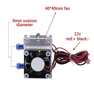 DC 12V 144W TEC1-12706 Su Soğutma Sistemli Termoelektrik Peltier Soğutma Sistemi - 4