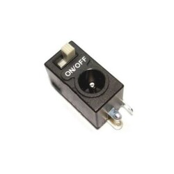 DC 2.5 / 3mm Jack Chassis PCB Type - With On-Off Switch