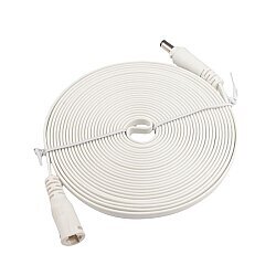 DC 5.5x2.1mm Yassı Adaptör Uzatma Kablosu - 10 Metre