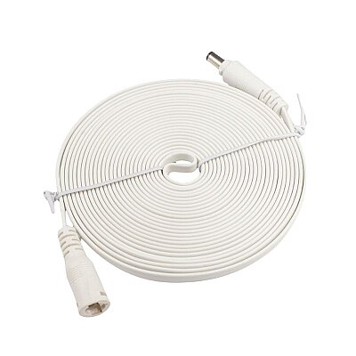 DC 5.5x2.1mm Yassı Adaptör Uzatma Kablosu - 5 Metre - 1