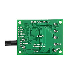 DC 6-24V 3A BLDC 3-Phase Brushless Motor Driver - 3