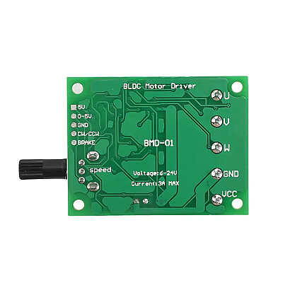 DC 6-24V 3A BLDC 3-Phase Brushless Motor Driver - 3