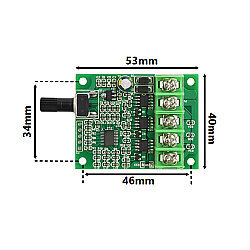 DC 6-24V 3A BLDC 3-Phase Brushless Motor Driver - 4