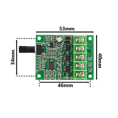DC 6-24V 3A BLDC 3-Phase Brushless Motor Driver - 4