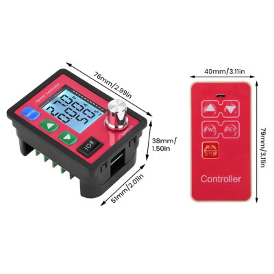 DC 6-55V 15A PWM Controlled Motor Speed ​​and Direction Control Card - 5