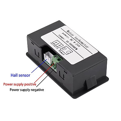 DC 8-24V 10-9999RPM Tachometer / Speed Meter + NJK-5002C NPN NO Hall Proximity Sensor - 2