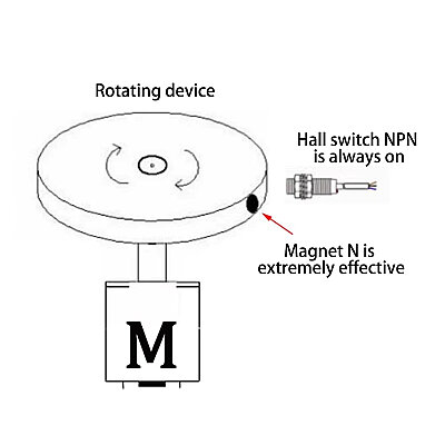DC 8-24V 10-9999RPM Tachometer / Speed Meter + NJK-5002C NPN NO Hall Proximity Sensor - 4
