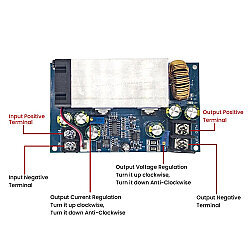 DC-DC 12-75V to 2.5-60V 600W Step-Down Voltage Regulator Board - 3