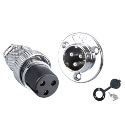 DF20 3 Pin 20mm Waterproof Connector Kit
