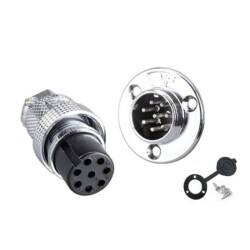 DF20 8 Pin 20mm Su Geçirmez Konnektör Takımı