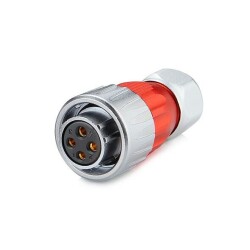 DH-20-J04PE-03-001 4-Pin Waterproof Connector - Female